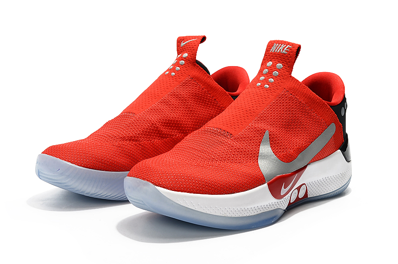 Nike Zoom Adapt BB Reddish Orange Silver White - Click Image to Close